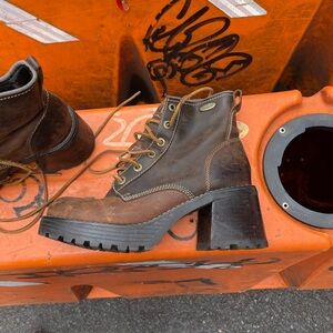 VTG 90s Skechers blocky•platform boots 1253